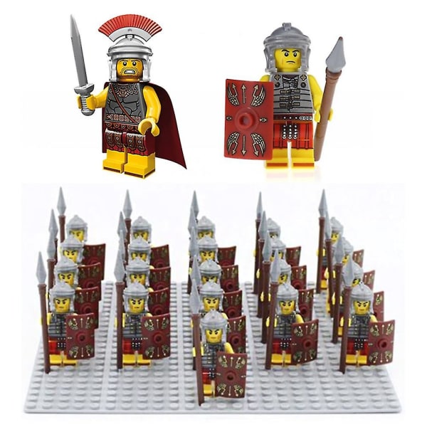 21st/ set romersk militär centurion soldater minifigurer armé