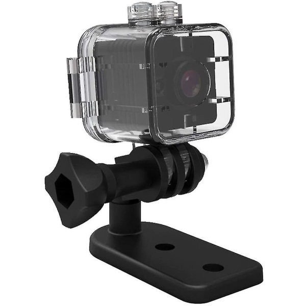 Sq12 Ultra High Definition Mini Wifi-fjernkontrollkamera 155 graders vidvinkelobjektiv (svart)