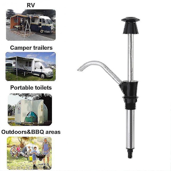 Håndpumpe til vask, campingvogn, trailer, autocamper, båd, køretøj, vandhane, vandhane