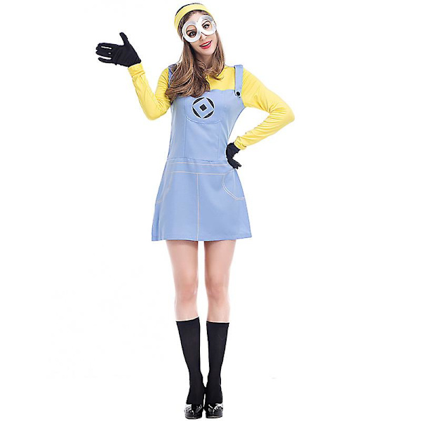 Tegneseriefigur Film Rolle Spil Kostume Cosplay Lille Gule Mand Performance Kostume