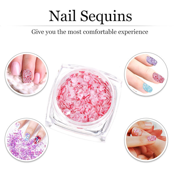 12 lådor nagelmarmorskivor nagelkonstdekor paljetter 3d charm N