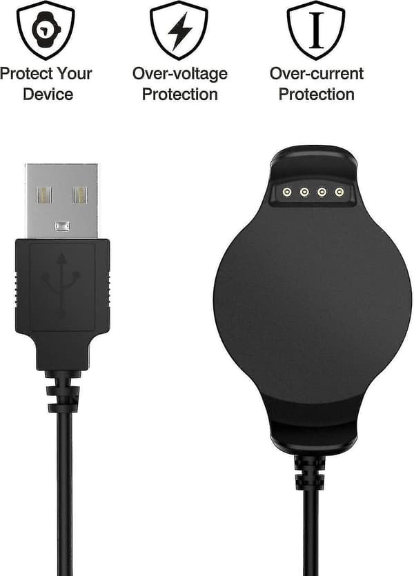 Oplader Dock Kompatibel Med Garmin Forerunner 620, Usb Data Synkronisering Oplader Vugge Dock Med 1m Opladerkabel Til Forerunner 620 Smart Watch, Sort
