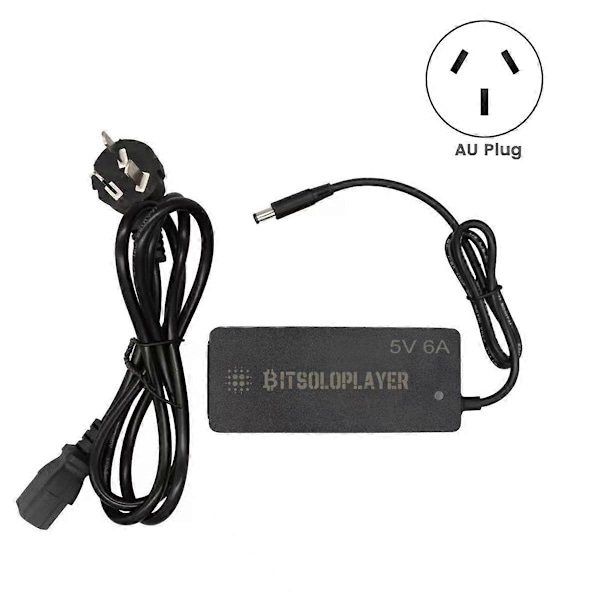 5V 6A 30W DC Strømforsyningsadapter til Max, Ultra, Gamma, Nerdaxe Strømadapter AU STIK