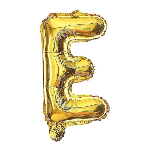 16 tuuman kullanvärinen alumiinikalvo A-z Letter -ilmapallo syntymäpäivän kunniaksi