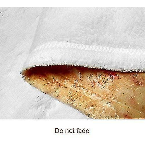 Pläd 100 x 150 cm Mjuk Flanell Fleece Pläd Rosa Flamin