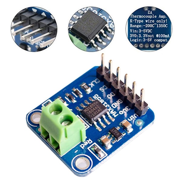 Max31855 K-typ sensor modul K-typ termoelement breakout-kort temperatur
