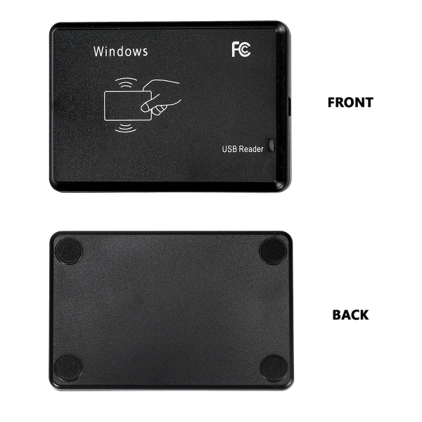 USB Rfid Desktop ID-kortläsare Kontaktlös kortläsare