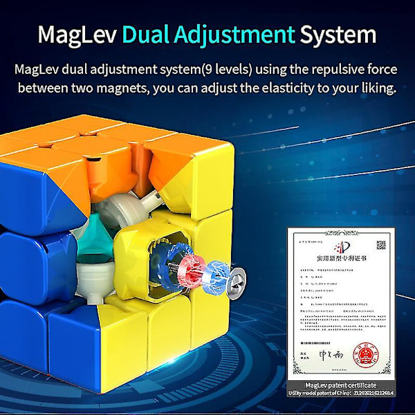 Uusin Moyu Rs3m Maglev 3x3x3 Magic Speed Cube Mf8900 Magneetilla