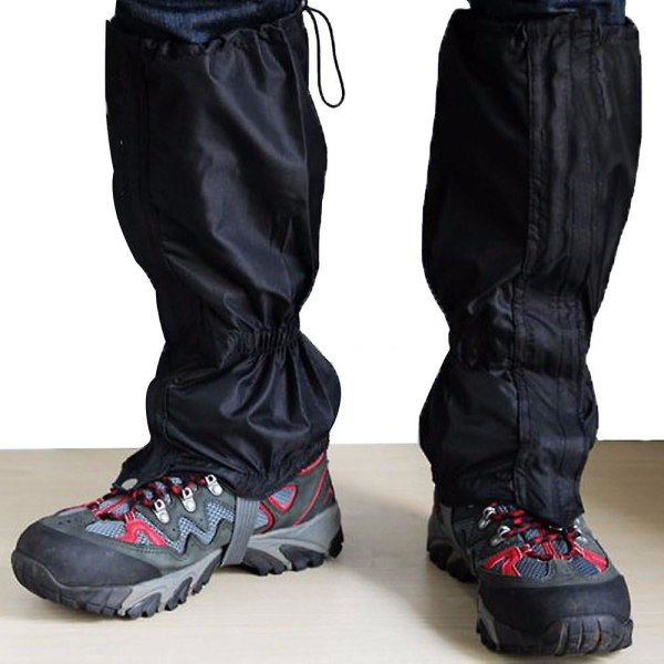 Vanntett, pustende turgamasjer - støvler gamasjer for ski, snølegging,  klatring, camping, jakt, utendørsaktiviteter, unisex, 1 par, svart. 8803 |  Fyndiq