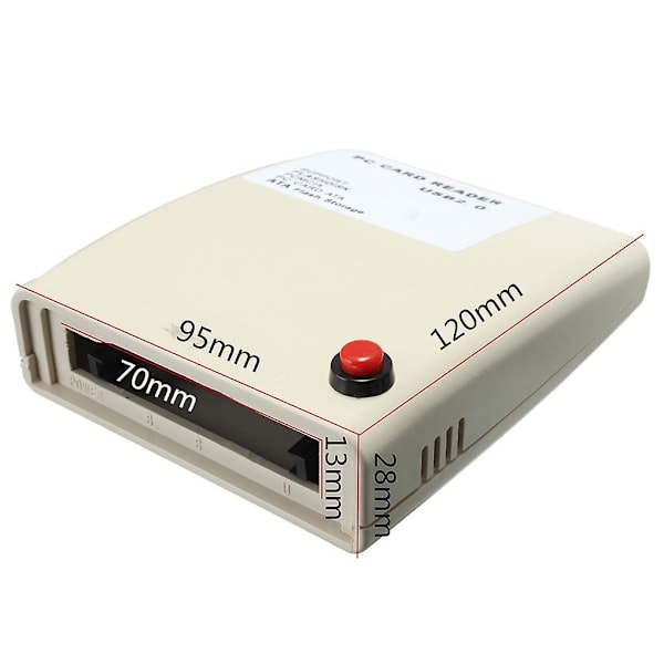Usb til 68 Pin Ata Pcmcia Flash Disk Memory Card Reader Adapter