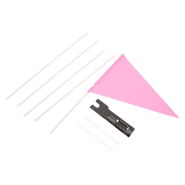 1 sæt multifunktionel cykel flag advarsel sikkerhedsflag og fl