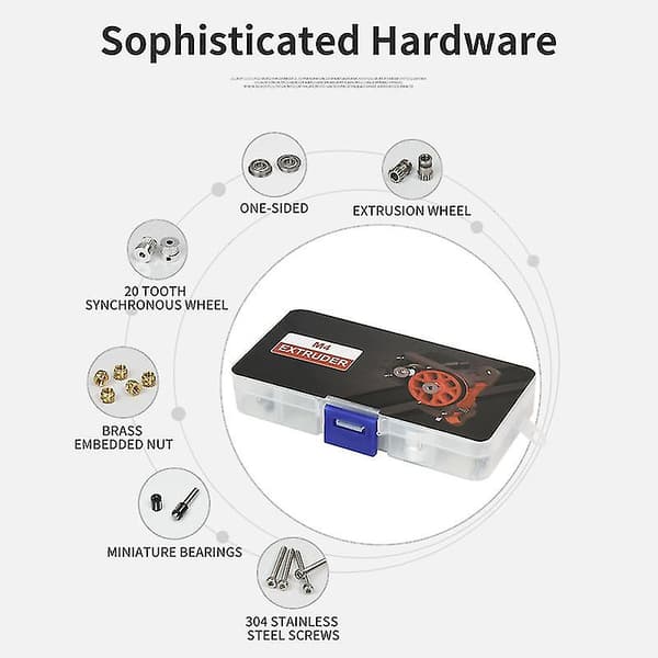 Voron M4 Ekstruder Dual Set Erstatning Full Kit 3d Trykt P