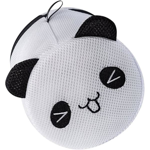 Vaskemaskinepose Panda Mønster Mesh Vasketøj Punge Sko Vask Punge Genanvendelige Vask