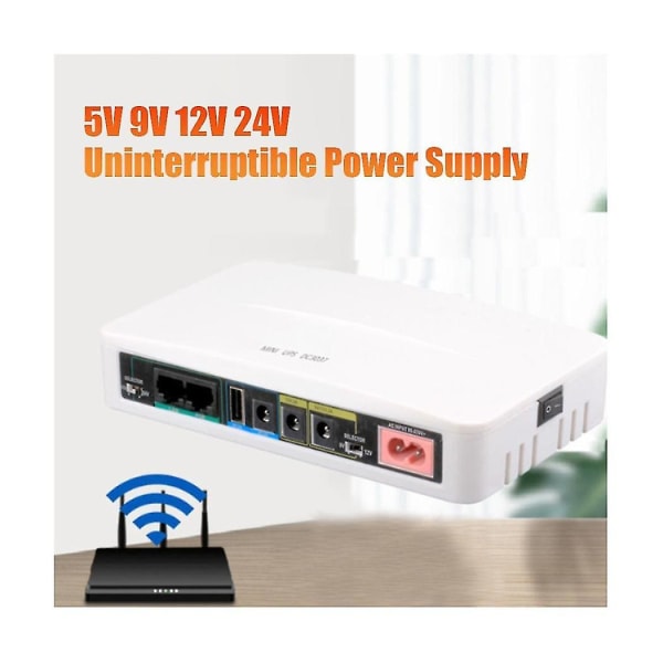 5v 9v 12v 24v avbruddsfri strømforsyning Mini Ups Poe 11000mah batteribackup for Wifi-ruter Cct
