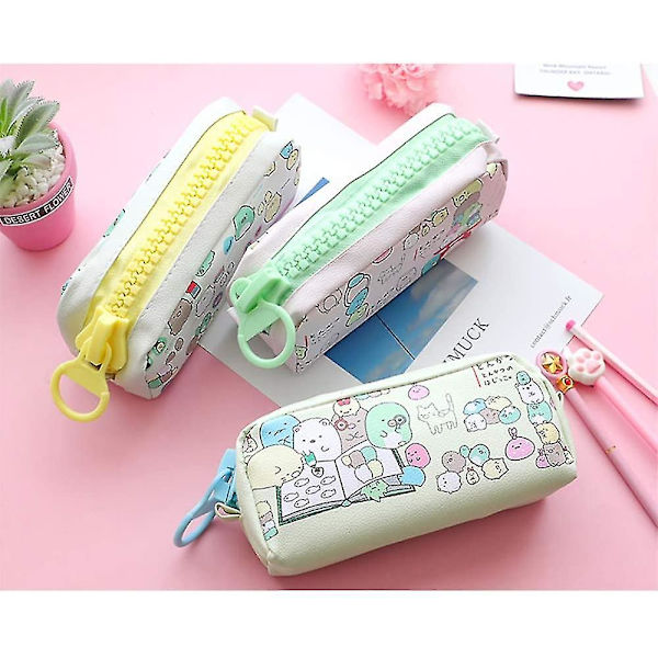 Pennfodral för tonåringar, flickor och pojkar, Kawaii, skolmaterial