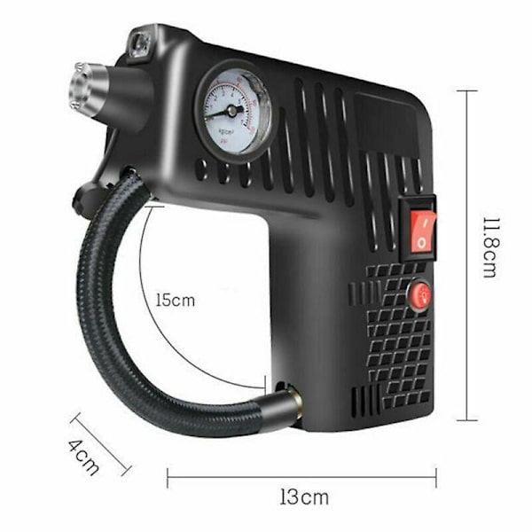 12v trådløs luftkompressor elektrisk bil dekk kompressor inflator digital LCD for bil sykkel sykkel auto båt blåser