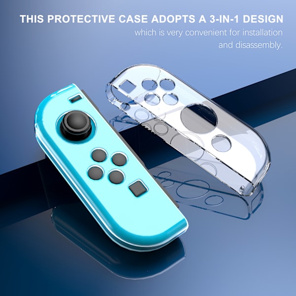 Fodral för Nintendo Switch Transparent TPU Skyddande Fodral