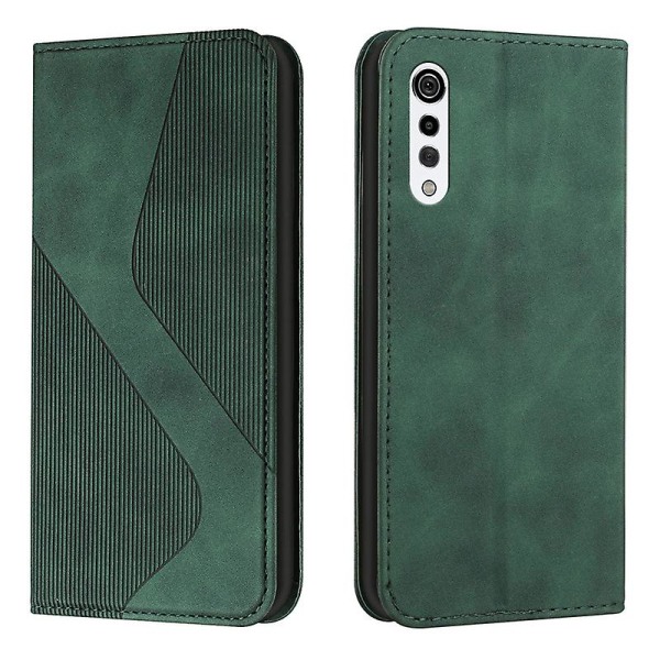 Magnetisk lærveske Na for LG Velvet 2 Pro LGvelvet G900 G910 2pro 5g Funda Skin Feel Wallet Cover S Mønster Coque - Mobiltelefonvesker