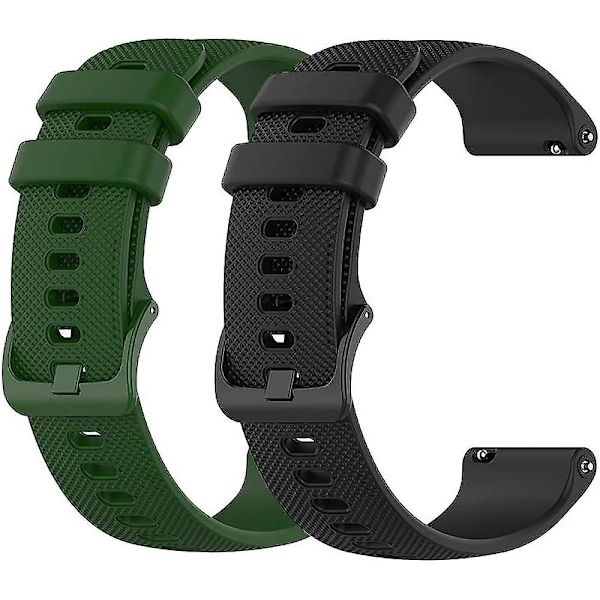 Yeejok Silikoniset urheilurannekkeet yhteensopivat Samsung Galaxy Watch 3 41mm 42mm/galaxy Watch Active 2 40mm 44mm/gear Sport, 20mm pehmeä kuntoiluranneke