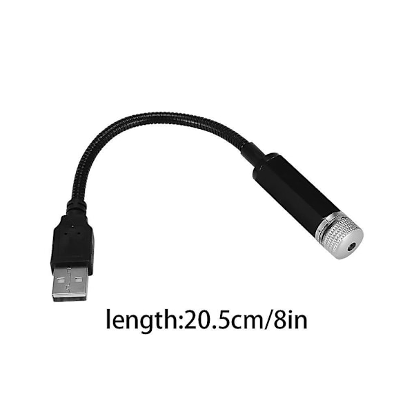 Stjernehimmel-Taglys til Bil med USB-Interface LED-Display Romantisk