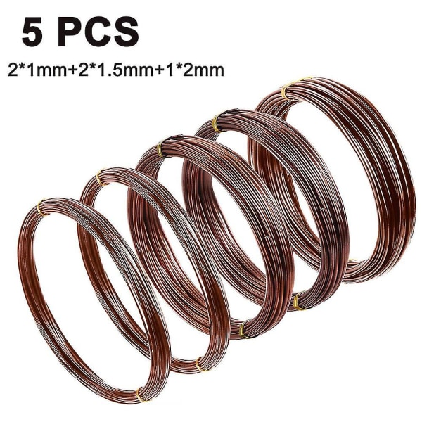 5pack Bonsai Wire Bonsai Tree Training Wire Crafting Diy Wire