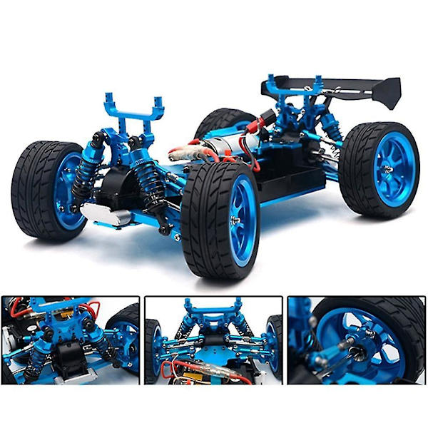 4 kpl metallivaimenninta A959 A959-b A949 A969 A979 K929 1/18 Rc-auton päivitysosiin, violetti