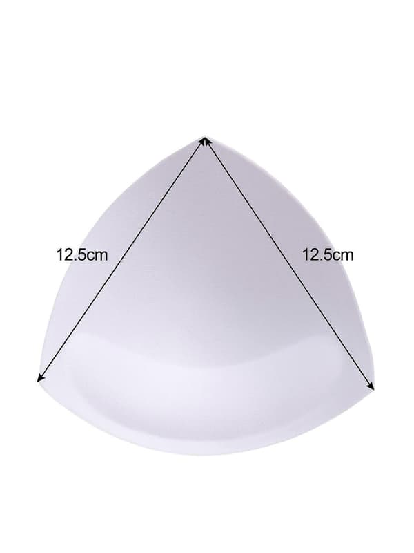 3 Par Bröstkuddar, Triangulär Form Bikini Pad, Bh-inlägg, Push Up Pad, 3 Färger