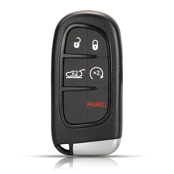 Fjärrkontrollfodral för Jeep Grand Cherokee Dodge Ram 1500 Journey Dart Challenger Durango 2/3/4/5 knappar
