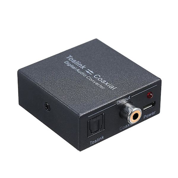 Digitaalinen 2-suuntainen audiomuunnin optinen Spdif Toslink koaksiaaliseksi ja koaksiaaliseksi optiseksi Spdif Toslink -kaksitieventti digitaalinen audiomuunnin Spli