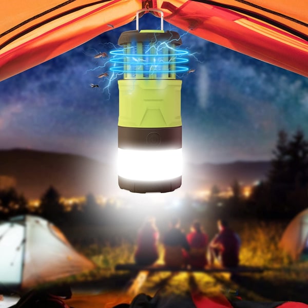 Oppladbar Camping Lantern Bug Zapper - Strekkbar Campin