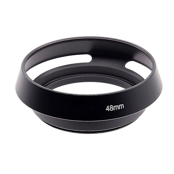 48mm metalobjektivhæt til objektiver med 48mm filtergevind, til