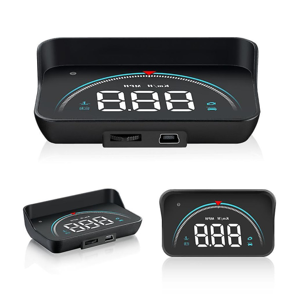 Digital bil speedometer HUD Head Up Display klar og præcis