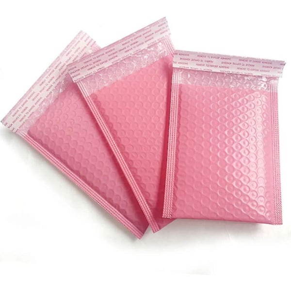 50 stk rosa boblekonvolutter bobleplastposer selvforseglende bobleposeposer