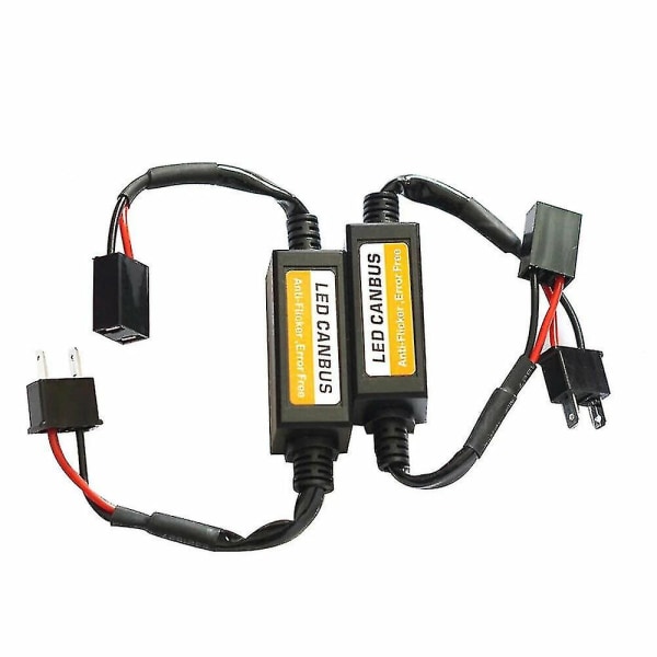2x H7 LED-forlygter Canbus fejlfri advarselsmodstande dekoder anti-flimmer UK