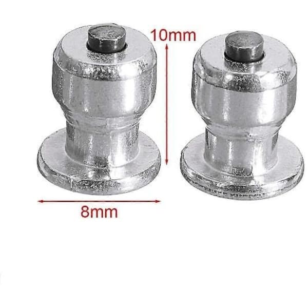 100 pigge til vinterbil og quad dæk, 8 x 10 mm