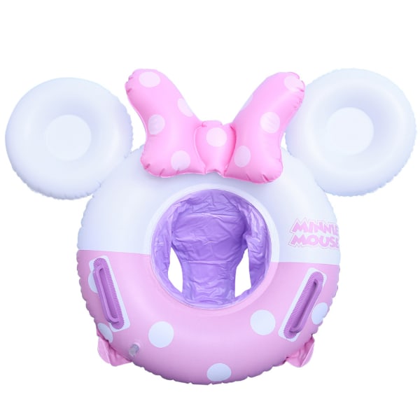 Svømmeflåte for Minnie Mouse Cartoon Kids Baby Swimming Ring Inflat