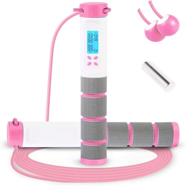 Jump Rope, Digital Weighted Handle with Calorie Counter for