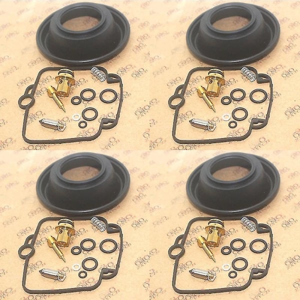 4set Carburetor Repair Kit For Gsx-r 1100 Gv73c 1991-1992 Gsx-r 1100w Gu75c 1993-1997 Plunger Vacuum Diaphragm Float