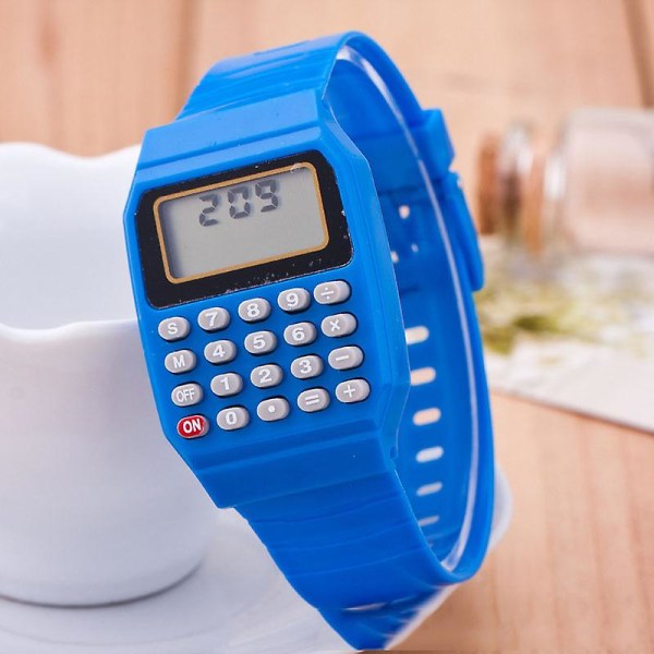 Kembona Fashion Silikoni Date Multi Elektroninen Laskin Watch lapsille|laskimet|