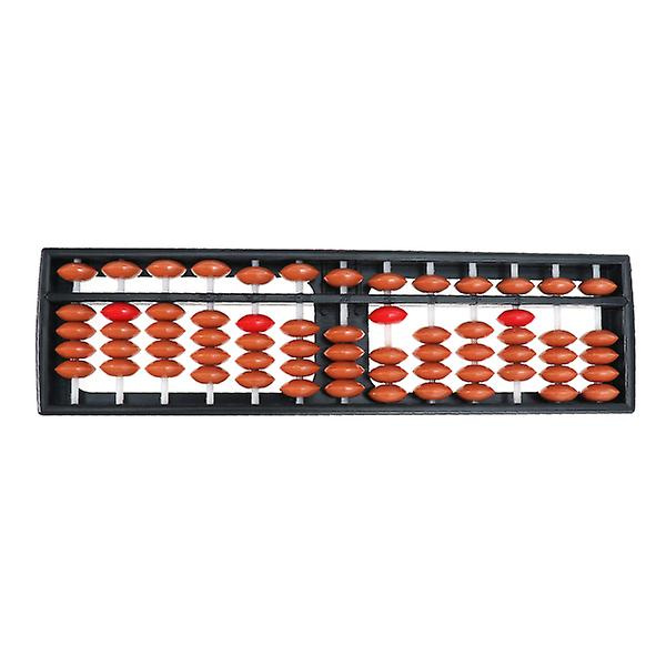 Bærbar 13 stænger plastik aritmetik abacus soroban beregning