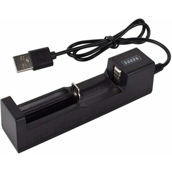 USB batteriladdare för uppladdningsbart litium-litiumjonbatteri LED-laddningsdisplay Auto Shut