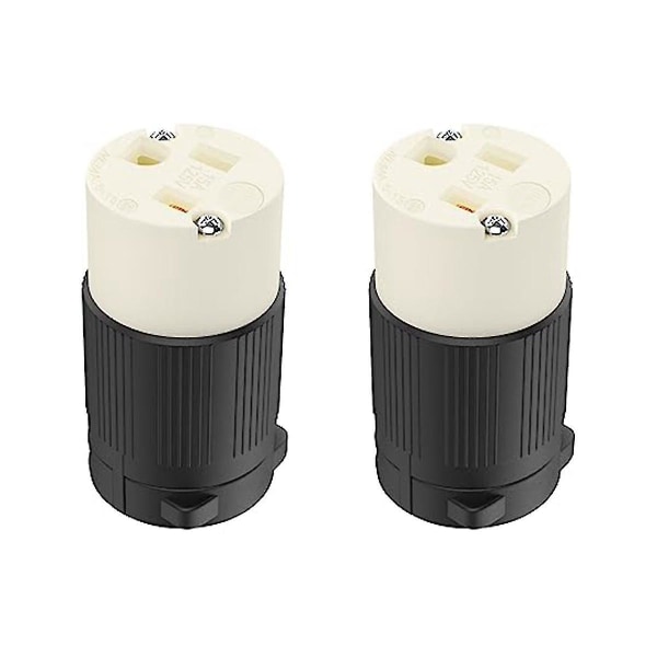 2-pack Nema 5-15r sladdkontaktuttag uttag Fe pluggutbyte sladduttag 15 Amp 125