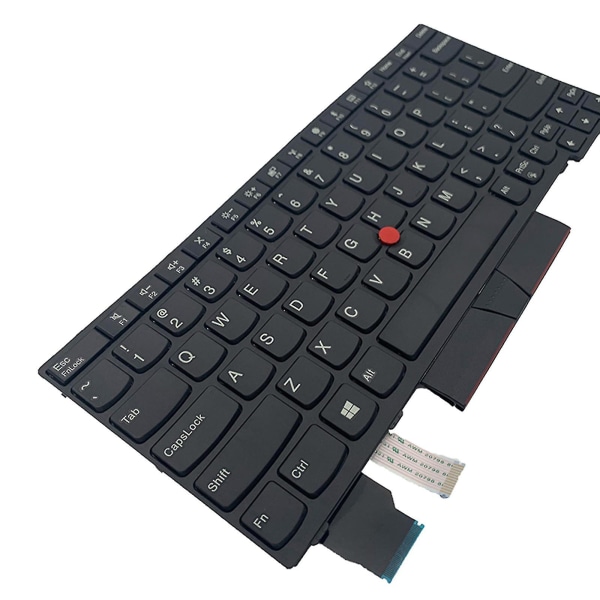 Laptop-tastatur til Thinkpadx280 A285 X390 X395 Thinkpadl13 uden ramme, US-layout