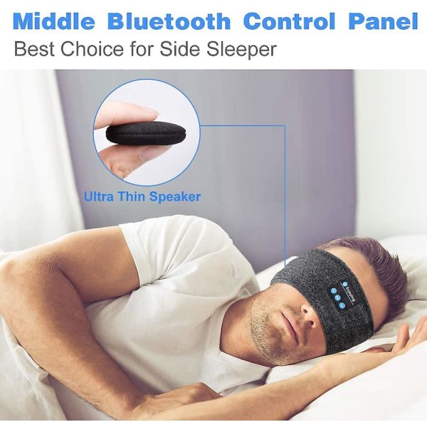 Søvnhovedtelefoner Bluetooth-hovedbånd personligt, perfekt til sport