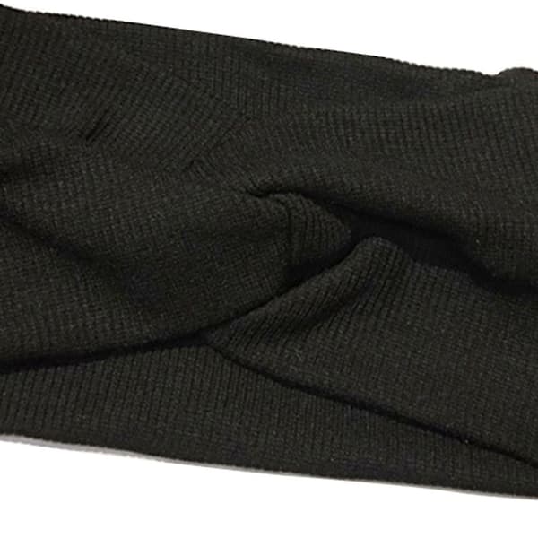 Elastisk Spa Ansikts Hodebånd i Strikket Bomull for Kvinner - Stretchbar for Sminke og Hår