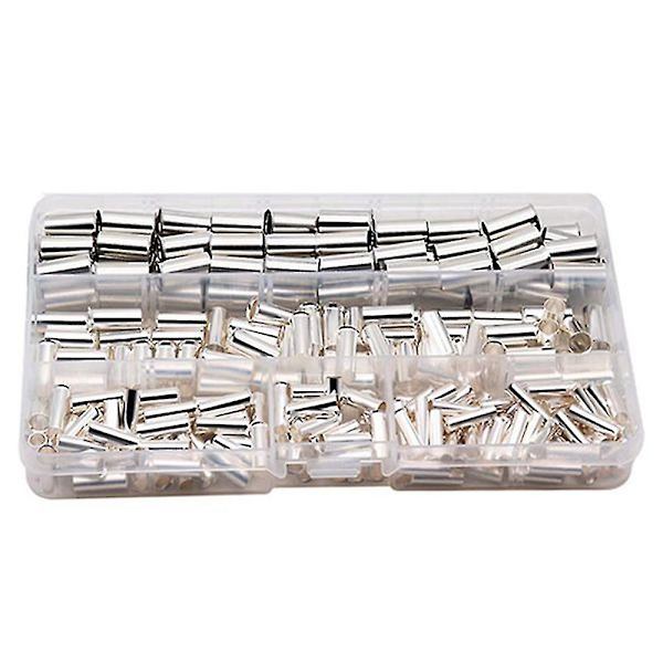 240 stk. ledningsklemmefittings, awg 4,6,8,10 ikke-isolerede kabelhuse ferrulestiftledning