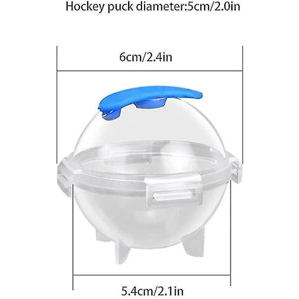 Giant Rund Isterning, 8 Stykker Isterning Kugleform, Hockey Puck Form,