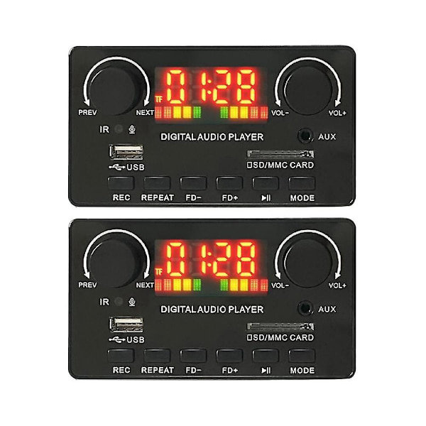 2x40w Förstärkare Bluetooth Mp3-spelare Wav Dekoderkort Dekoder Bluetooth-modul