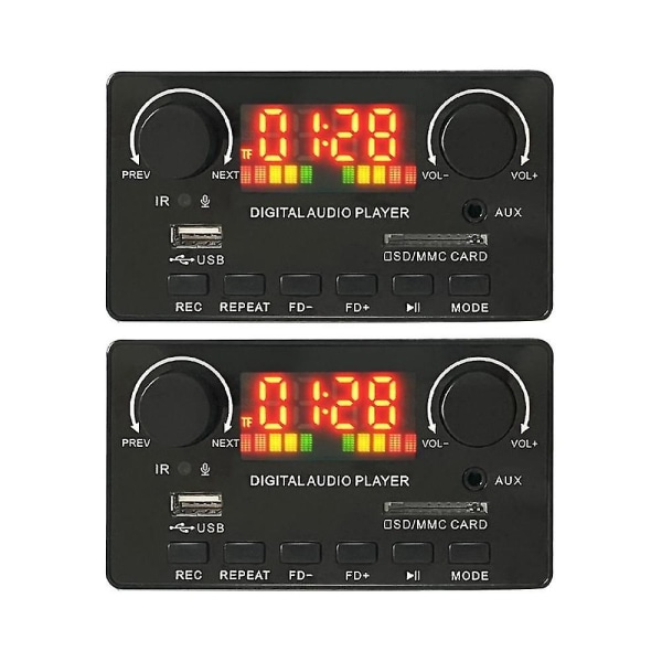 2x40w forstærker Bluetooth Mp3-afspiller Wav-dekoderkort Dekoder Bluetooth-modul