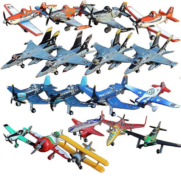 Alloy Aircraft Story Dust Dusty No. 7 Captain No. 5 No. 11 Fighter Lasten Lelumodellilahja (oranssi Dust No. 7)
